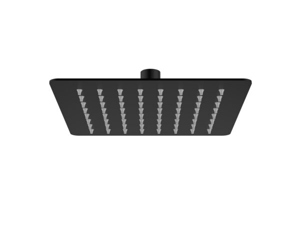 Rociador Cuadrado_Inox Negro 200mm