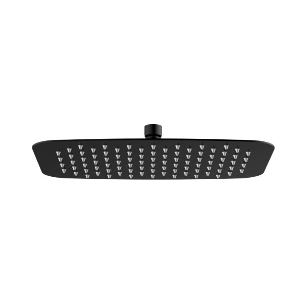 Rociador Rectangular Inox Negro