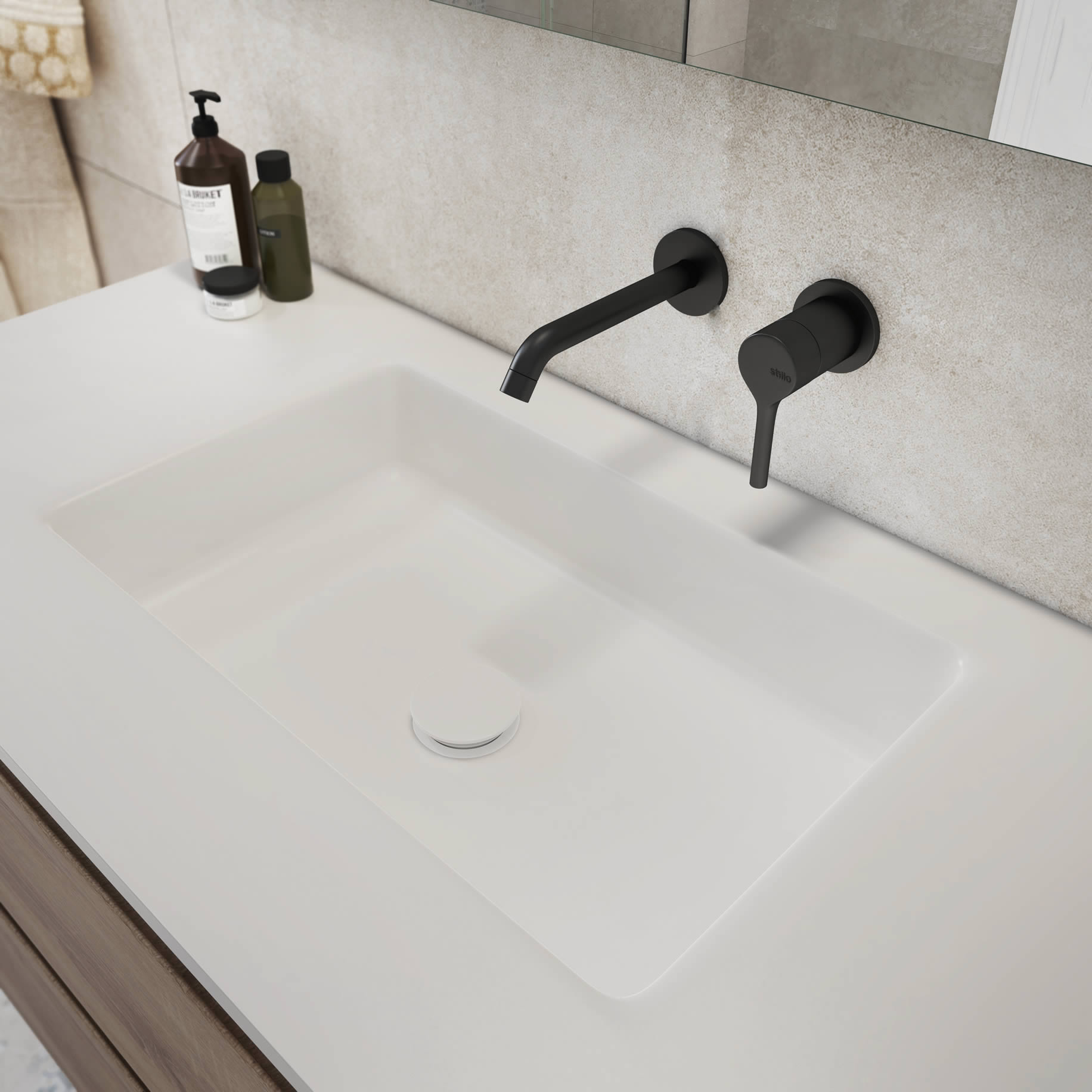 Grifo lavabo empotrado