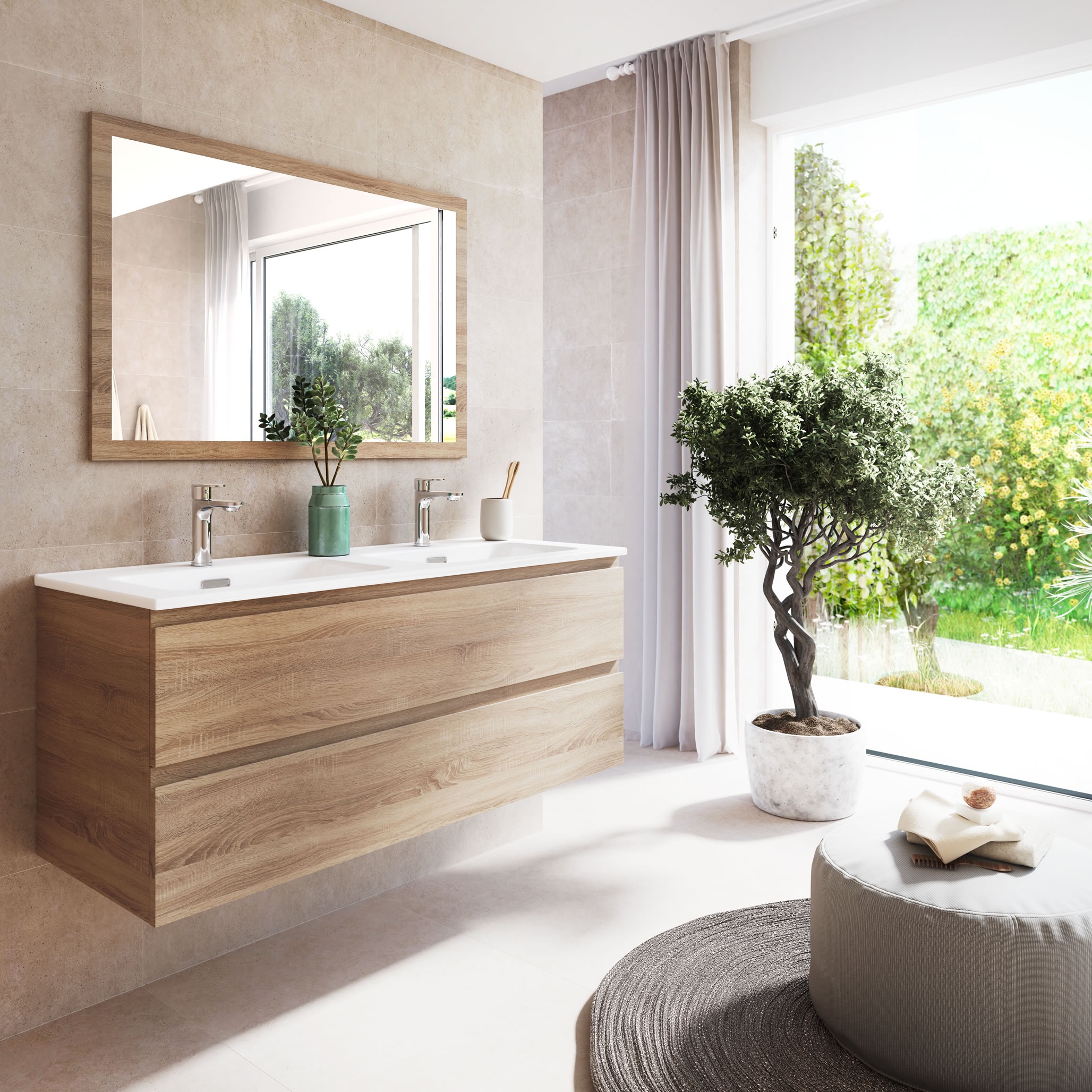 Mueble baño suspendido