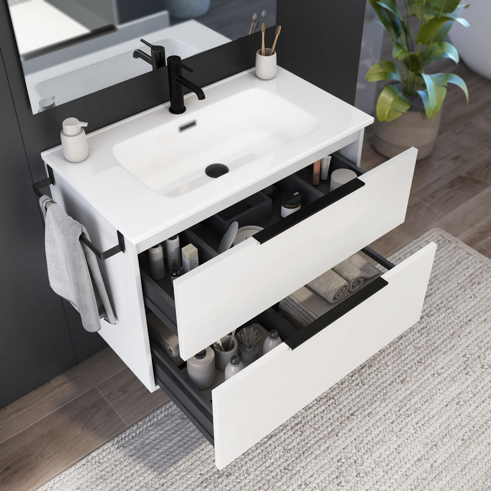 Mueble baño suspendido