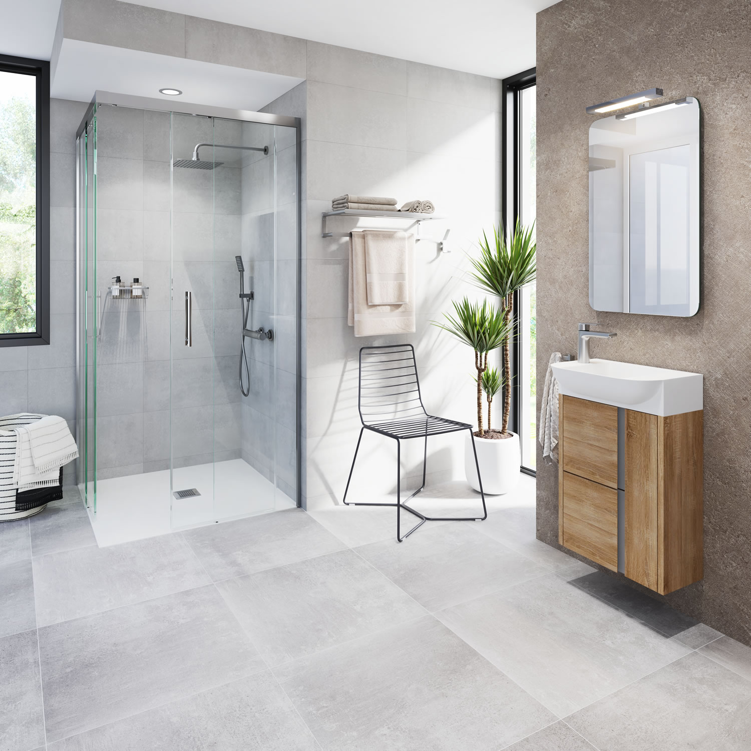 Seguridad en el baño: diseño accesible para un día a día sin barreras.