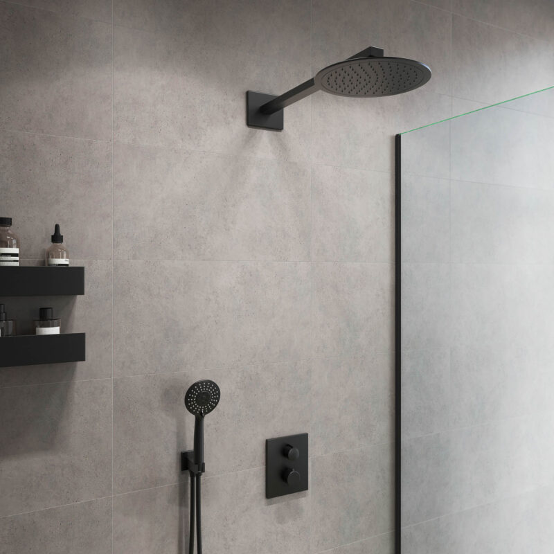 La ergonomia en conjuntos de ducha de baños modernos