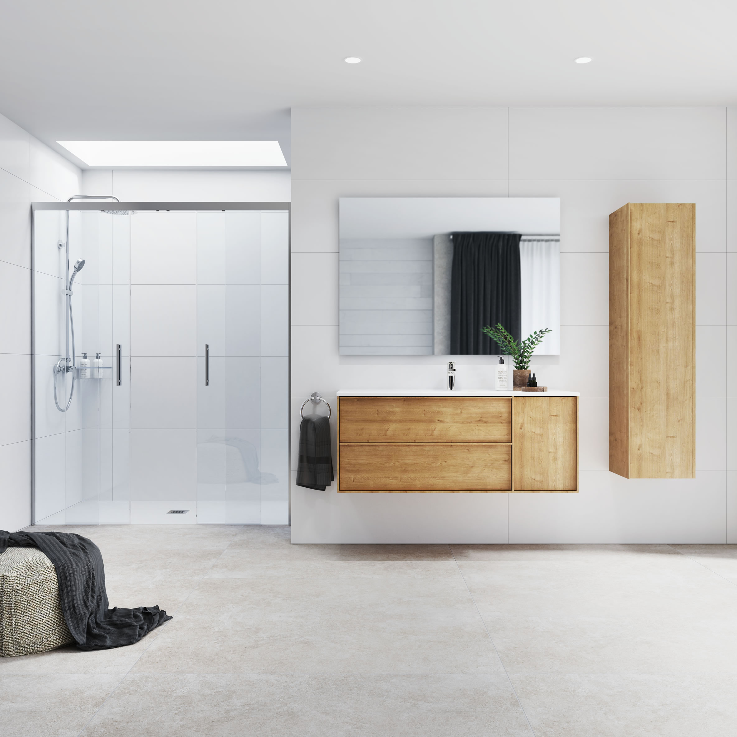 Muebles de baño con cajones para ordenar cuarto de baño