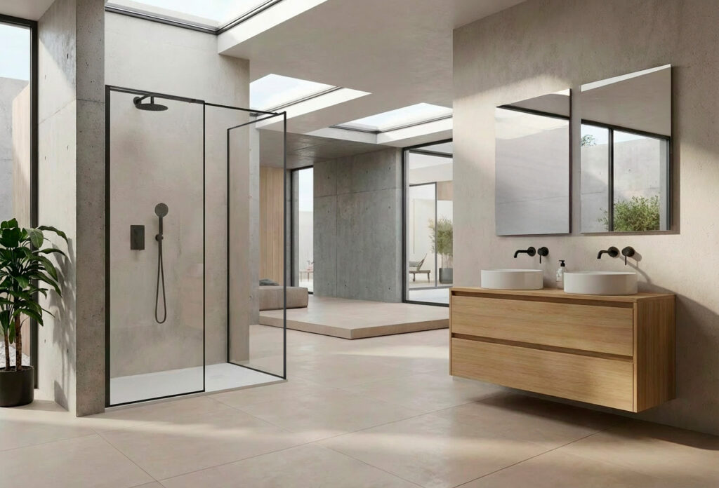 Conjuntos de ducha de diseño minimalista