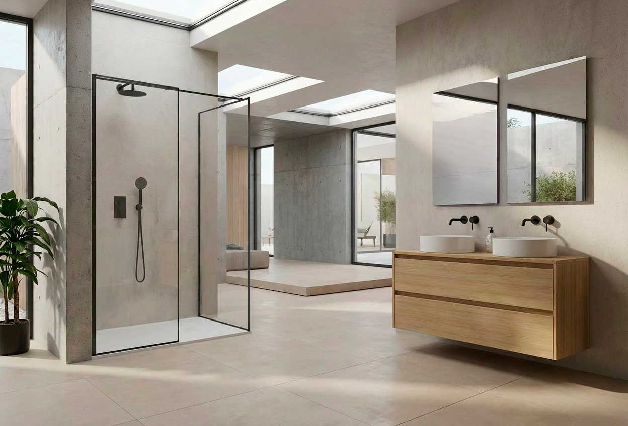 La influencia del minimalismo en los diseños de conjuntos de ducha actuales
