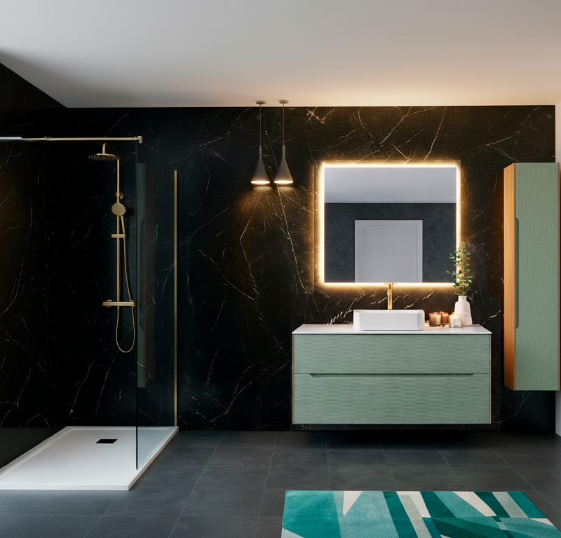 Baños de diseño de calidad y modernos