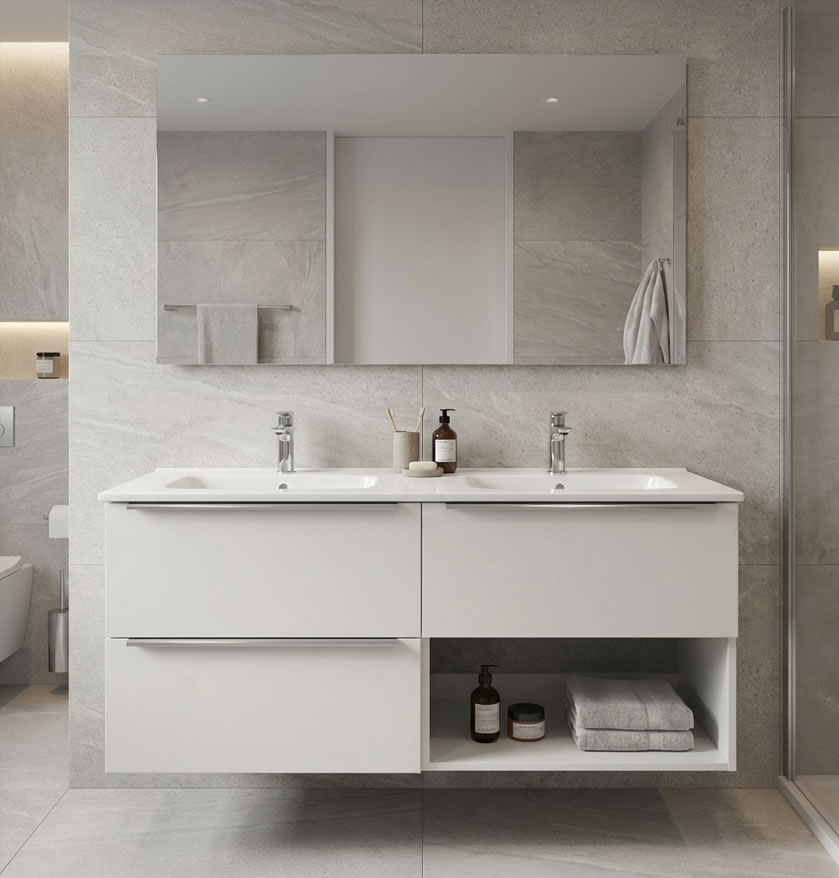 Lavabos dobles de diseño