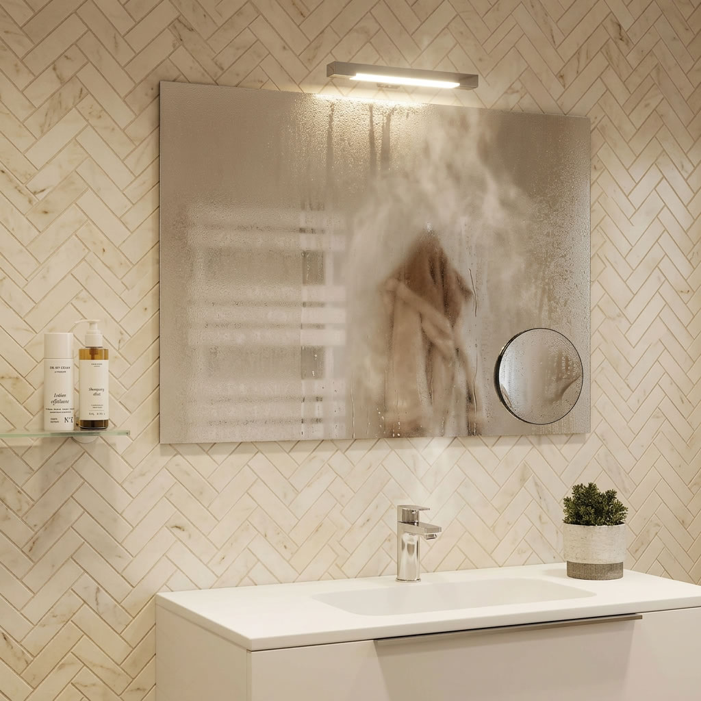 porque no limpiar espejo despues de ducharse