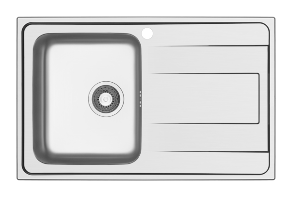 FREGADERO ATLAS E-D INOX PULIDO